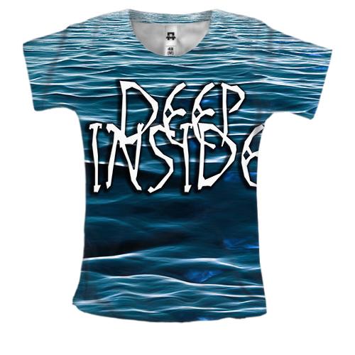 Женская 3D футболка Deep Inside