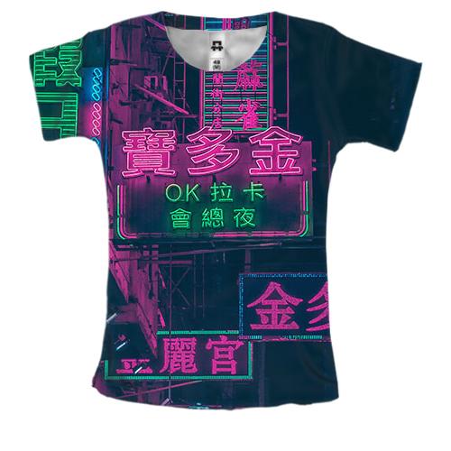 Жіноча 3D футболка Chinatown