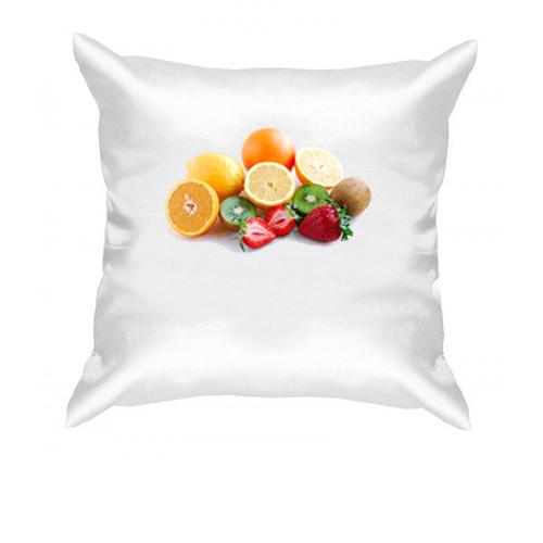 Подушка з фруктовим букетом
