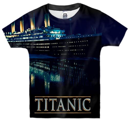Детская 3D футболка с Титаником