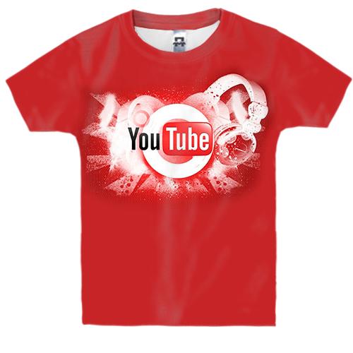 Детская 3D футболка You Tube