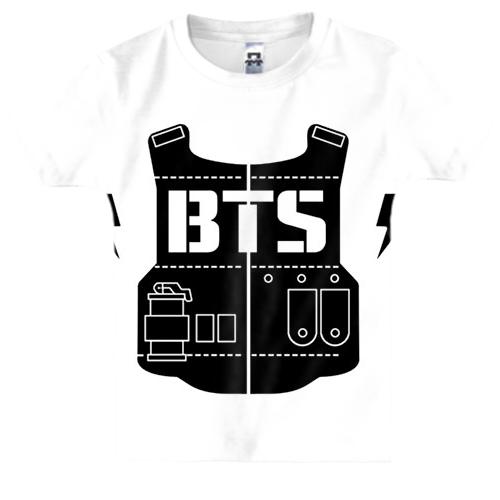 Дитяча 3D футболка з группой БТС (BTS) K-POP ARMY