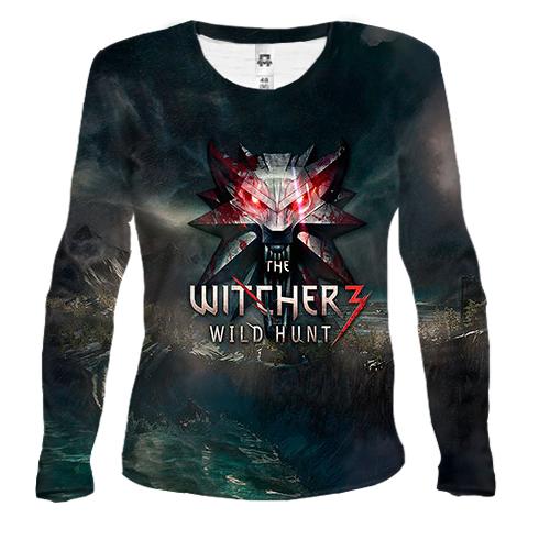 Женский 3D лонгслив Witcher 3 - Wild Hunt