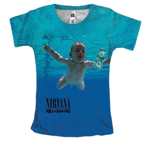 Жіноча 3D футболка Nirvana - Nevermind