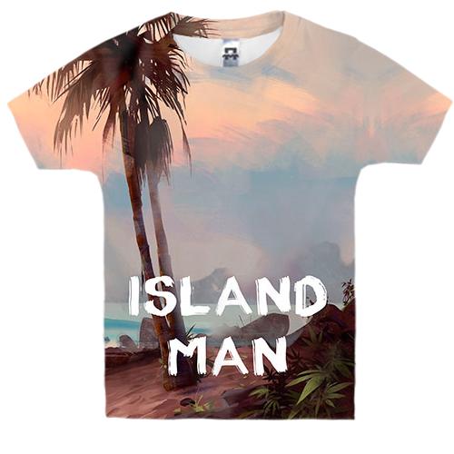 Детская 3D футболка Island Man