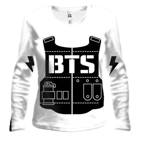 Женский 3D лонгслив с группой БТС (BTS) K-POP ARMY