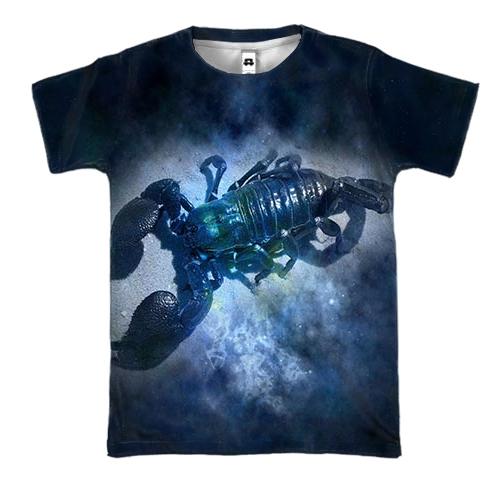 3D футболка со знаком зодиака - Скорпион