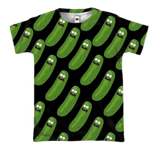 3D футболка Pickle Rick (Рик и Морти)