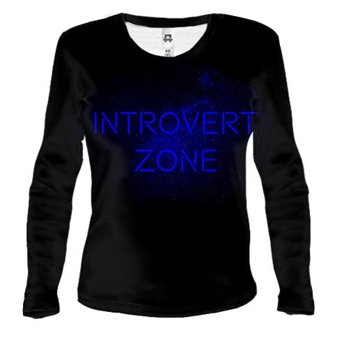 Жіночий 3D лонгслів Introvert Zone