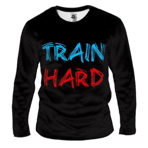 Чоловічий 3D лонгслів TRAIN HARD