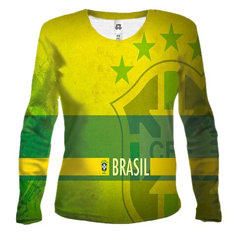 Женский 3D лонгслив CBF Brazil