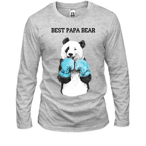 Лонгслив Best Papa Bear