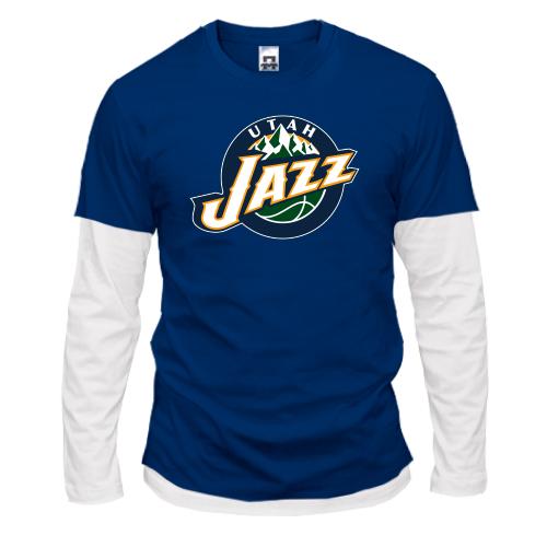 Лонгслив комби  Utah Jazz