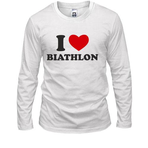 Лонгслів Я люблю Біатлон - I love Biathlon