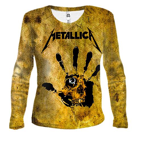 Жіночий 3D лонгслів Metallica (арт)