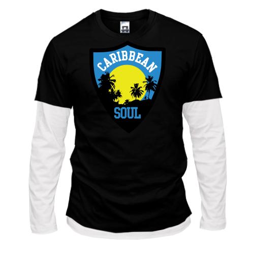 Лонгслив комби caribbean soul