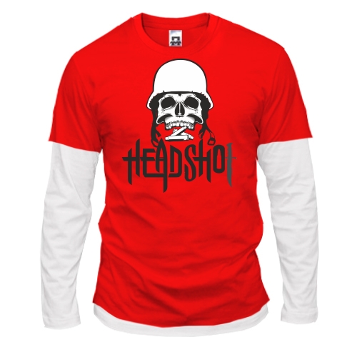 Лонгслив комби headshot