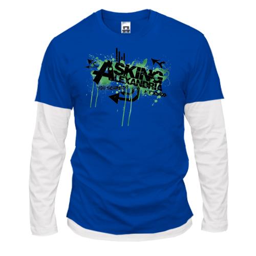 Комбінований лонгслів Asking Alexandria лого (2)