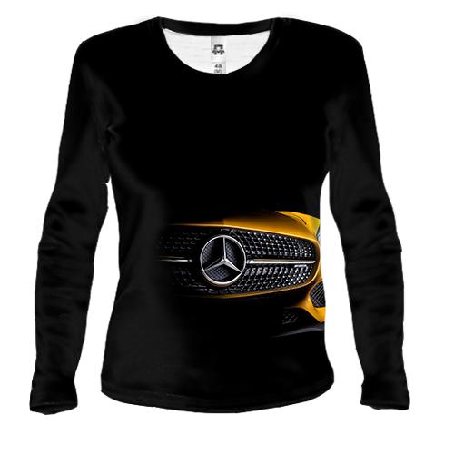 Жіночий 3D лонгслів Mercedes-Benz Car