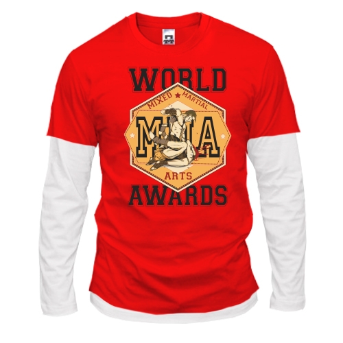 Лонгслив комби  world mma awards