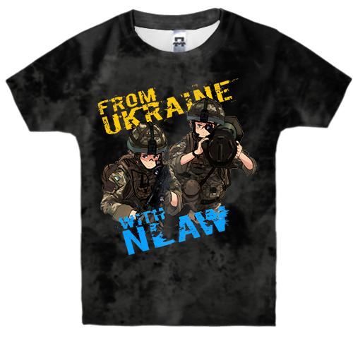 Дитяча 3D футболка From Ukraine With NLAW