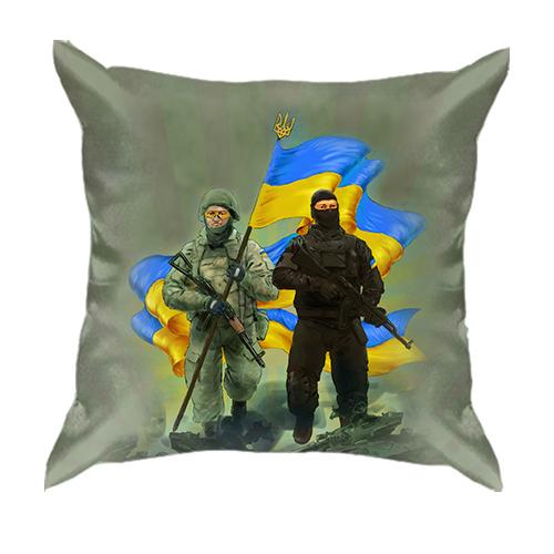 3D подушка Украинские воины