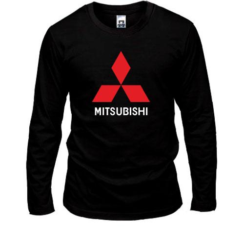 Лонгслив с лого Mitsubishi