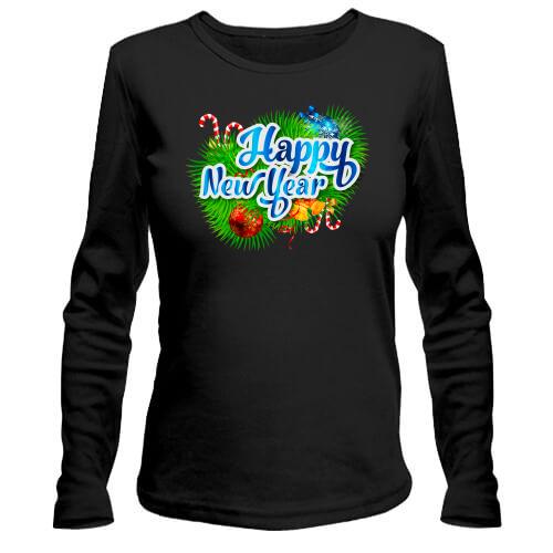 Лонгслів Happy new year 2020