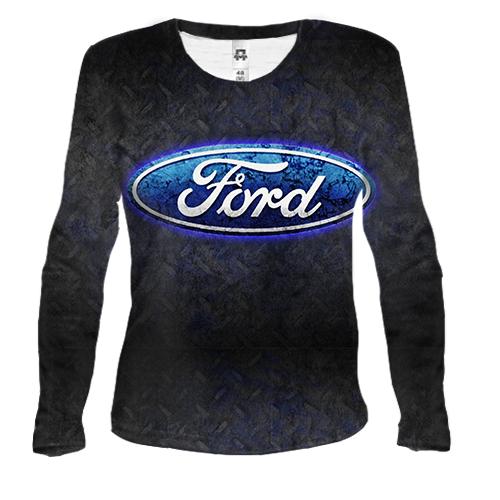 Женский 3D лонгслив с логотипом Ford