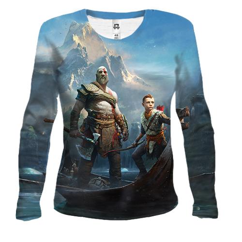 Жіночий 3D лонгслів God of War