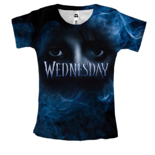 Жіноча 3D футболка Wednesday Smoke Арт