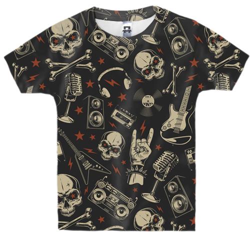 Дитяча 3D футболка "Rock Forever"