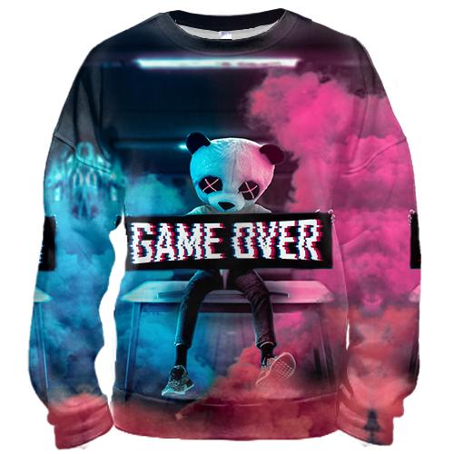 3D свитшот Game over Panda