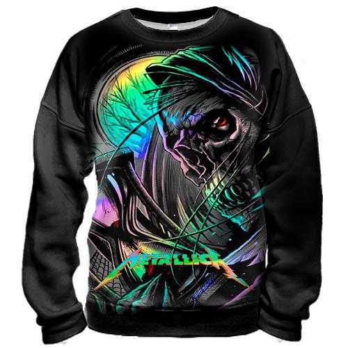 3D свитшот Metallica Neon