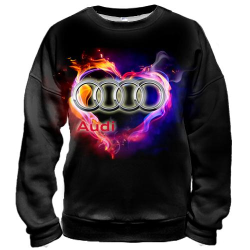 3D світшот I Love Audi