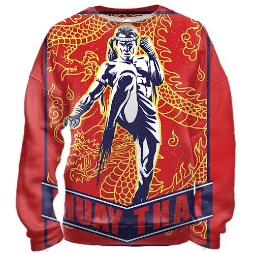 3D світшот з борцем Muay Thai (3)