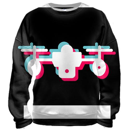 3D світшот Drone anaglyph