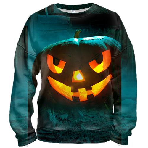 3D свитшот Halloween pumpkin smile
