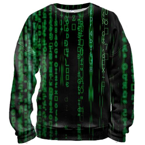 3D світшот Matrix pattern