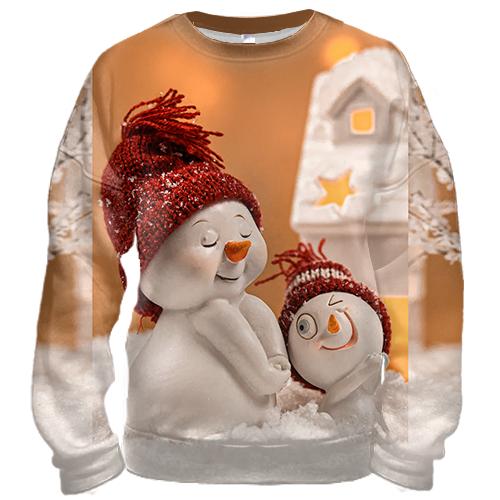 3D світшот Christmas toy snowman