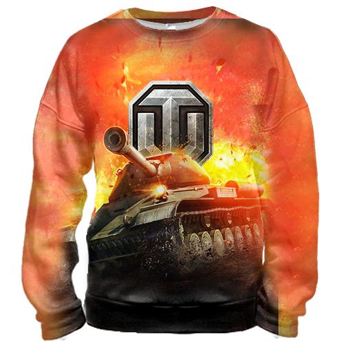 3D світшот World of Tanks (Fire)