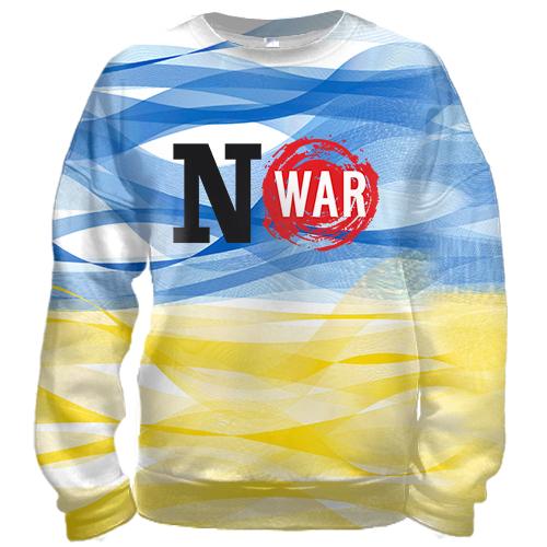 3D свитшот No War In Ukraine