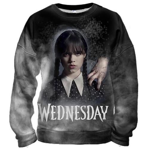 3D свитшот Wednesday и Thing
