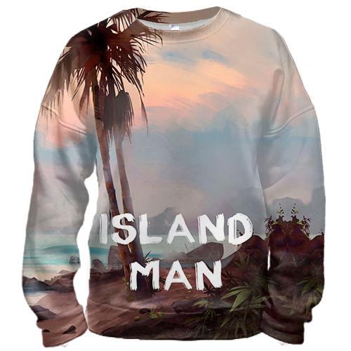 3D свитшот Island Man