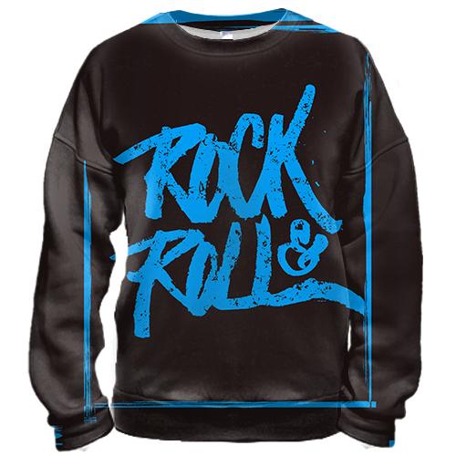 3D свитшот Rock and Roll