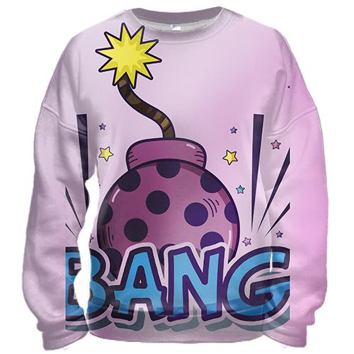 3D світшот Pop art Bang