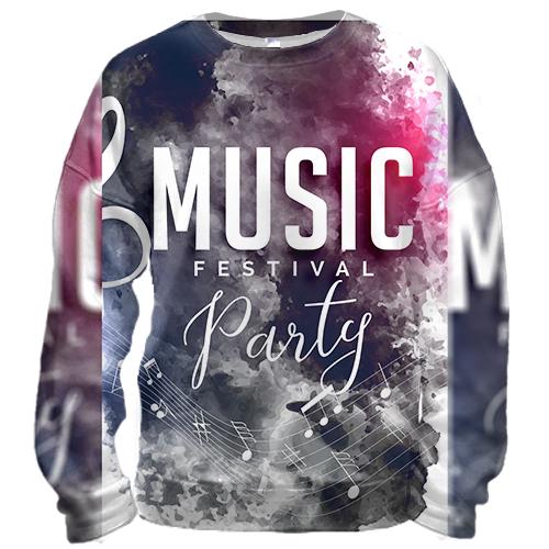 3D світшот Music festival party