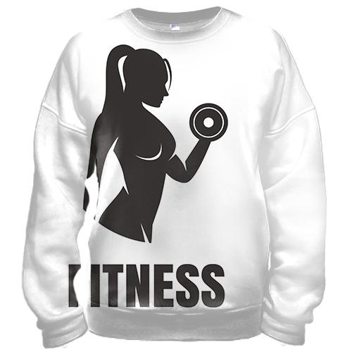3D свитшот Fitness Gym Girl