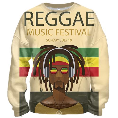 3D свитшот Reggae music fest