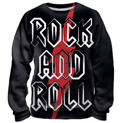 3D свитшот Rock and Roll стрела
